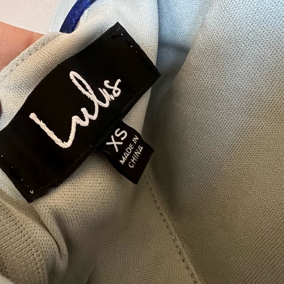 Lulu’s All I Need Grey Floral Print Lace-Up Maxi Dress - Picture 6 of 6